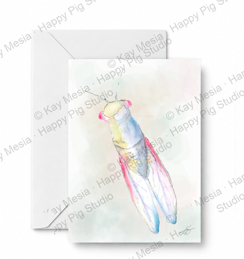 Cicada - CD-050-01-A2 approved card and envelope mockup