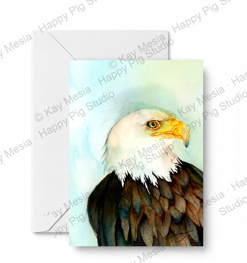 Eagle - CD-064-01-A2 approved card and envelope mockup