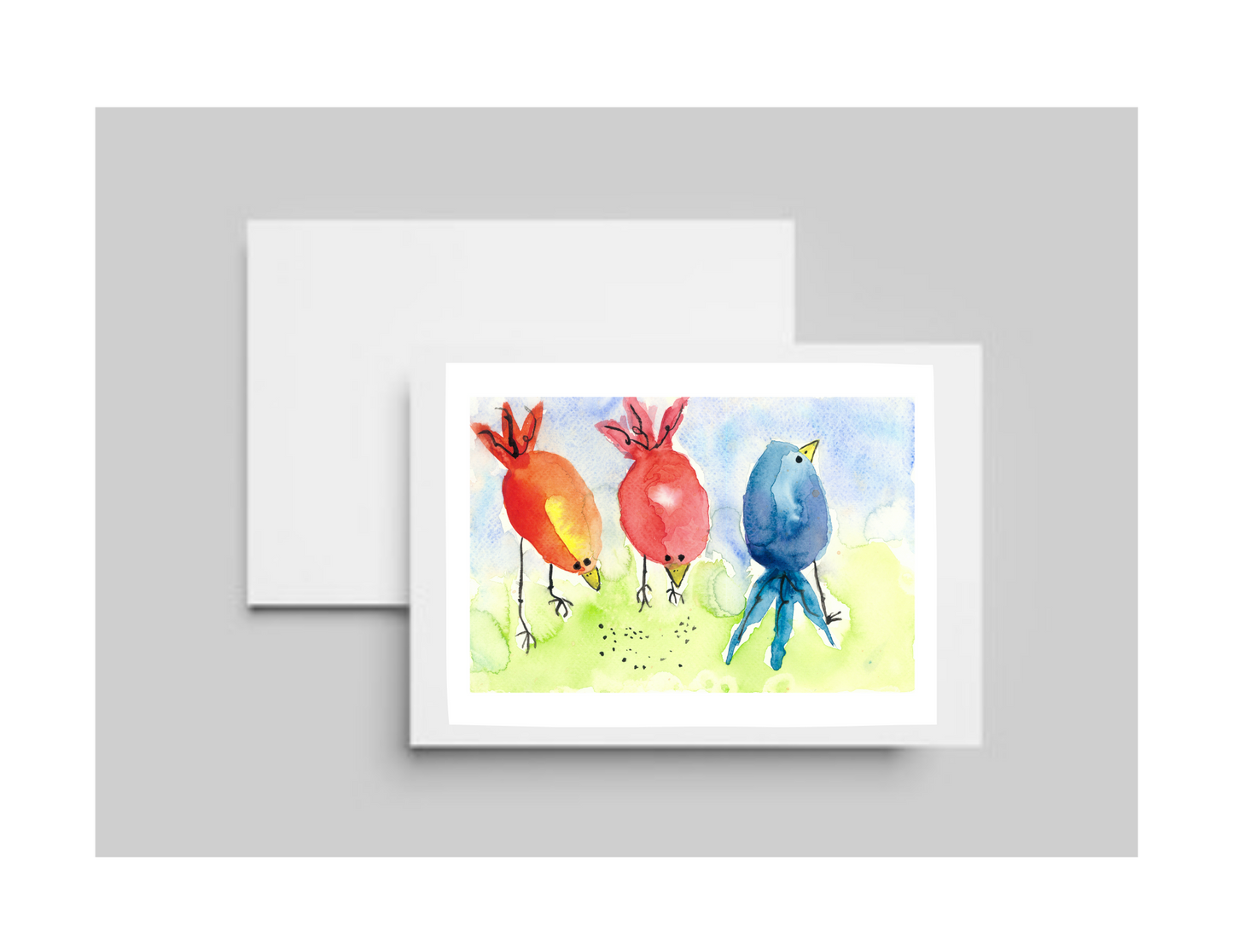 Birds searching