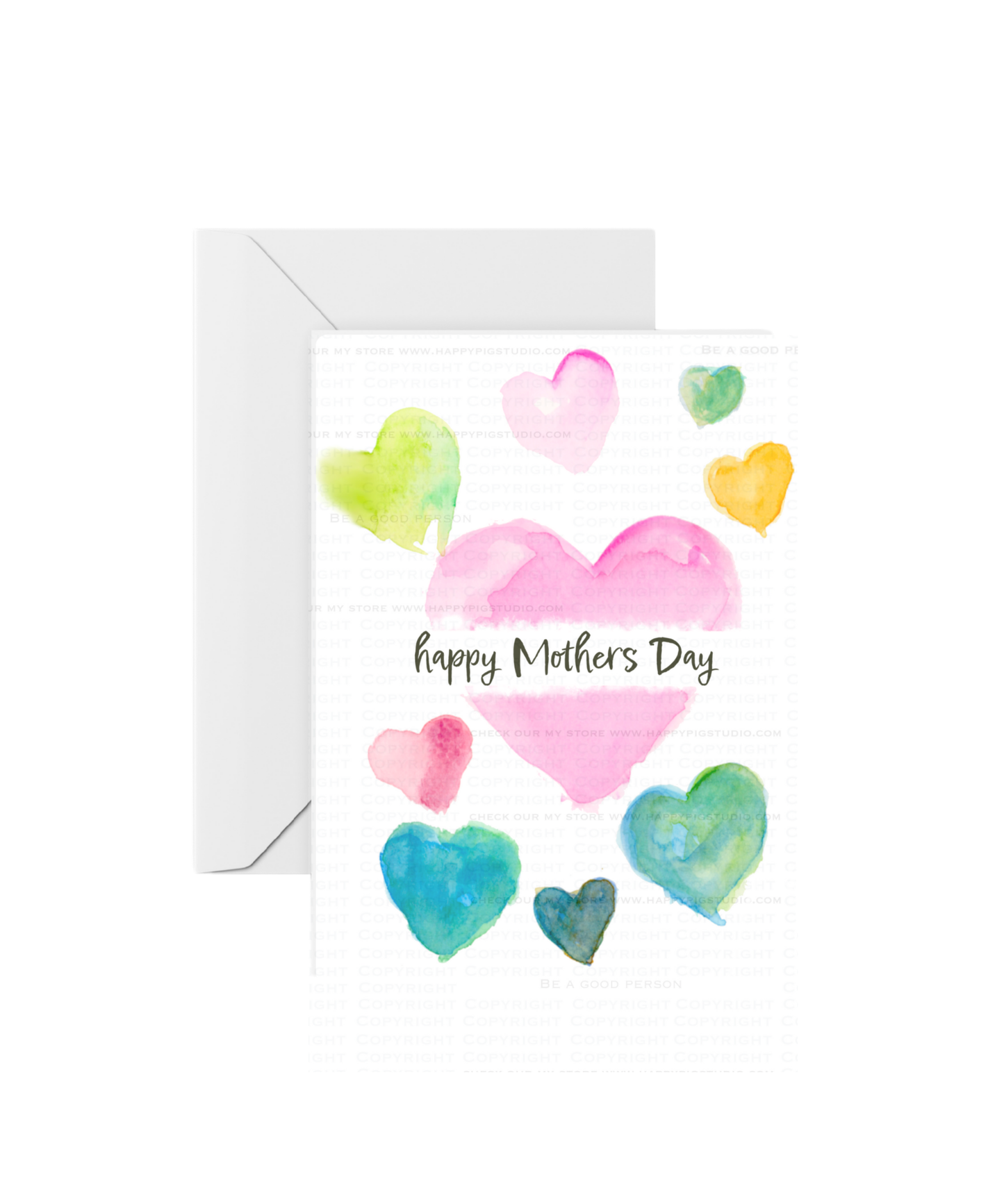 Happy Mothers Day w/Hearts