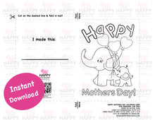 Load image into Gallery viewer, Mothers Day Card - Baby Elephant
