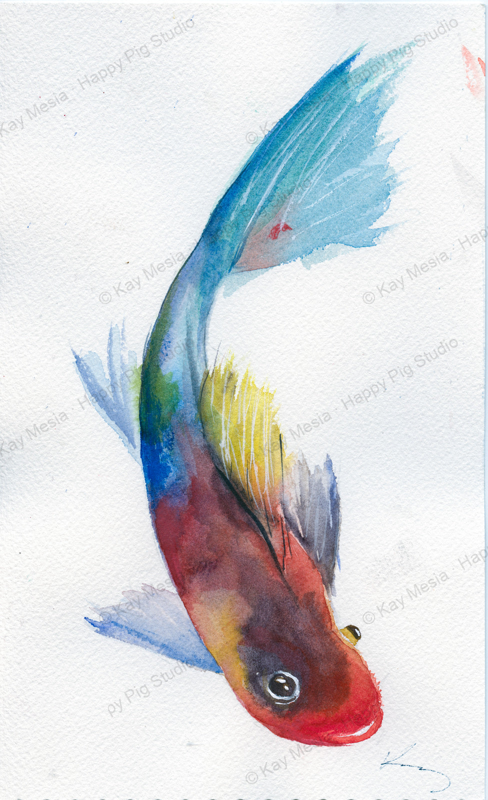 Single COI fine-art print by Kay Mesia - artwork view