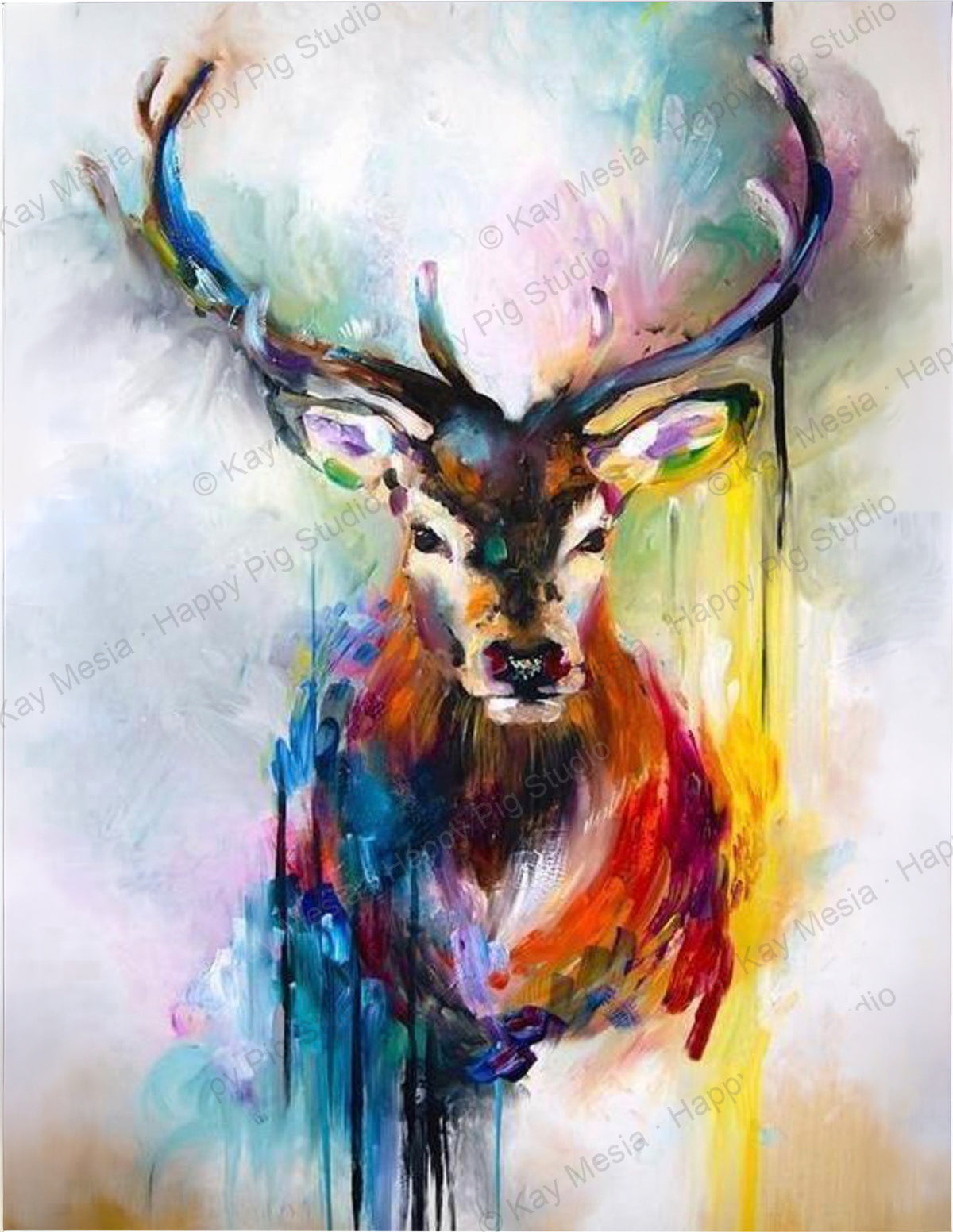 Elk Abstract fine-art print by Kay Mesia - artwork view