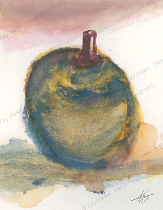 Green Apple Study 2 fine-art print by Kay Mesia - artwork view