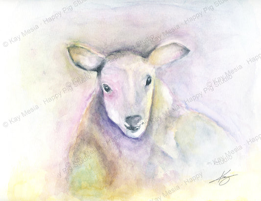 Lamb fine-art print by Kay Mesia - artwork view