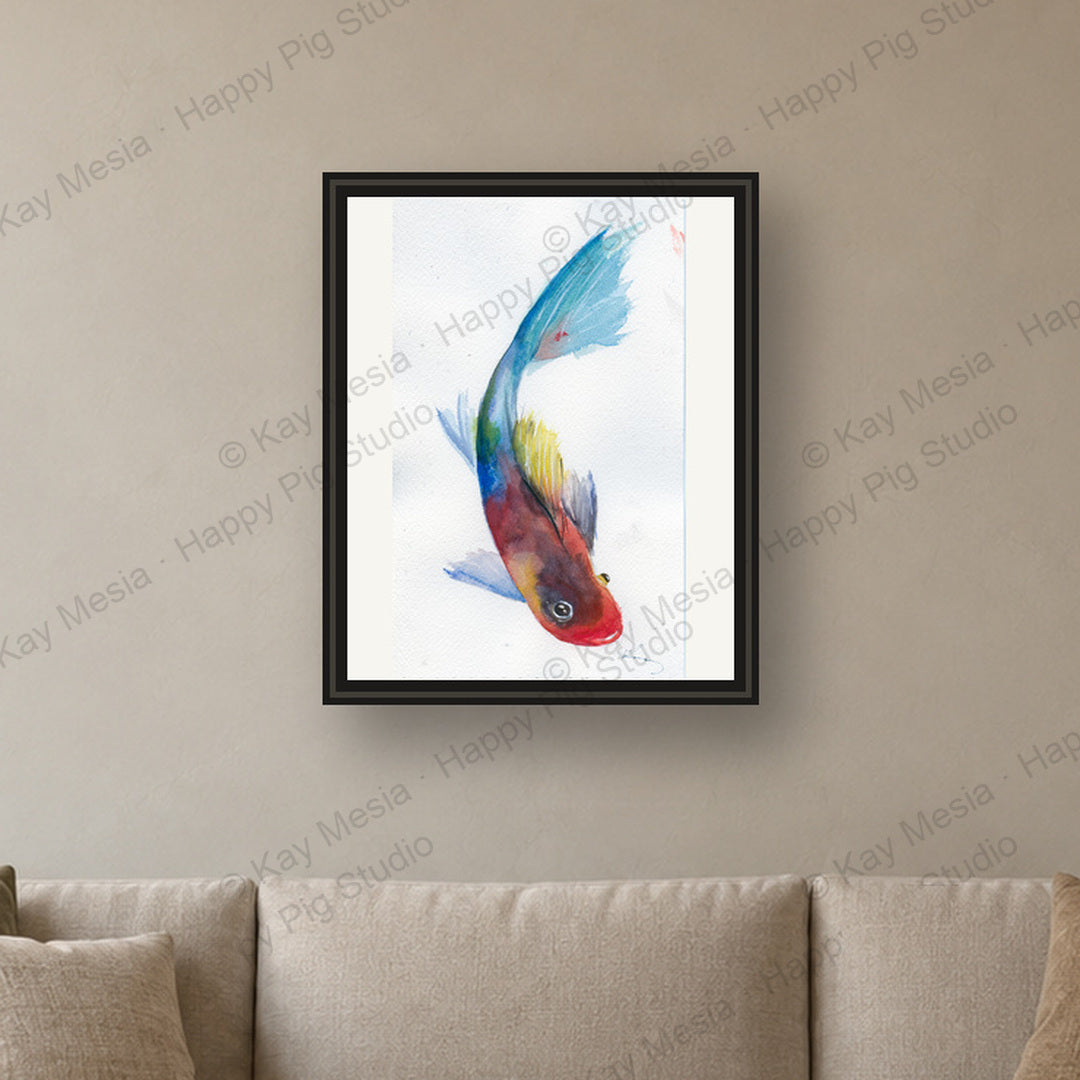 Single COI fine-art print by Kay Mesia - framed room preview; print sold unframed