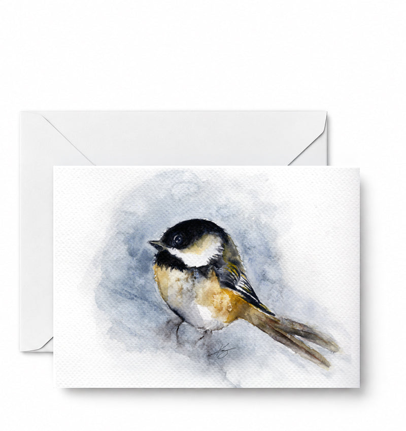 Chickadee — included in the Backyard Birdwatch curated 4-card set