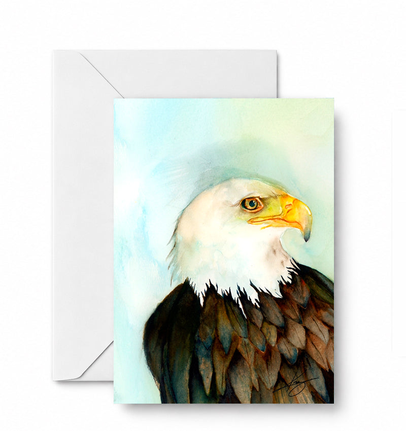 Eagle - CD-064-01-A2 approved card and envelope mockup