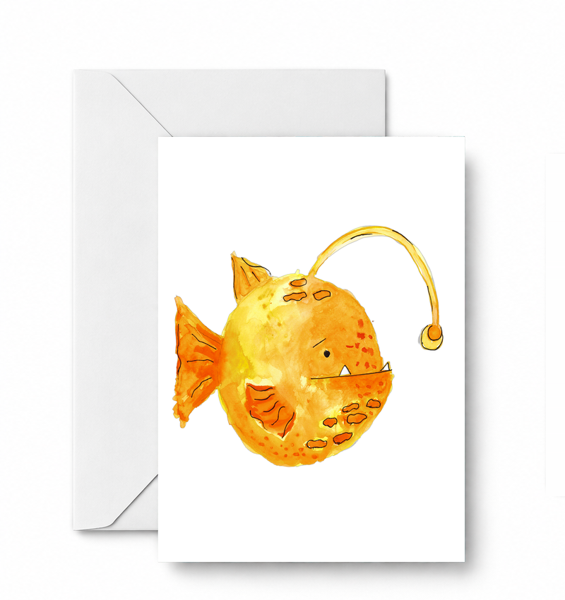 Leo Lantern Fish - CD-078-01-A2 approved card and envelope mockup