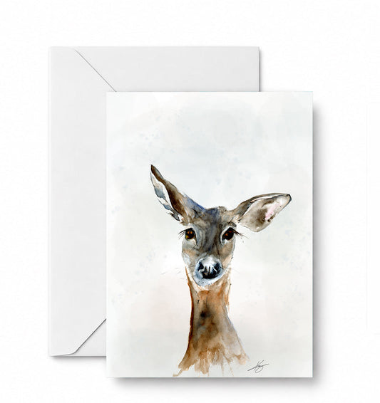 Woodland Grace - CD-085-01-A2 approved card and envelope mockup