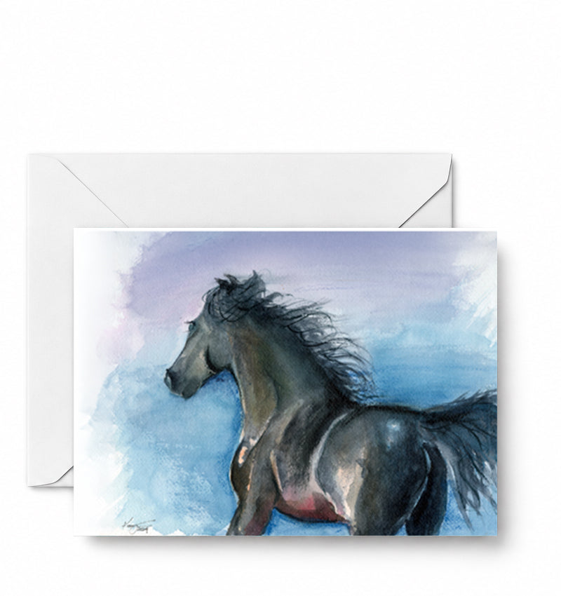 Black Stallion - CD-088-01-A2 approved card and envelope mockup