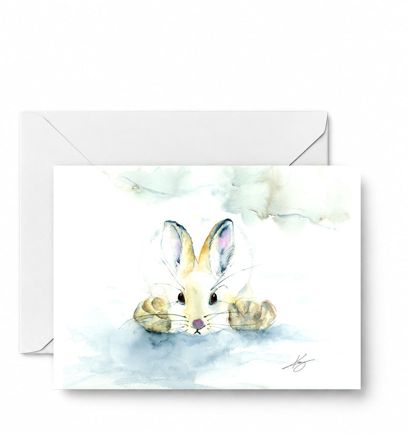 Bunny in the Snow — included in the Winter Encounters curated 4-card set