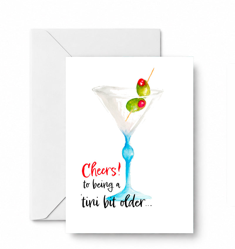 ‘Tini bit older — CD-127-01-A2 approved greeting card image