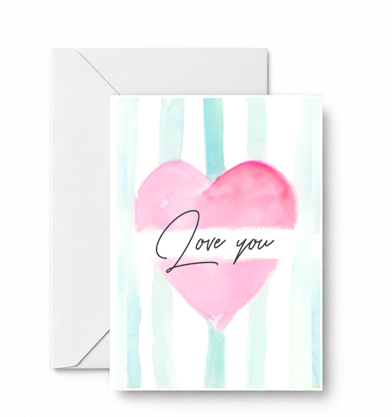 Love you — CD-131-01-A2 approved greeting card image
