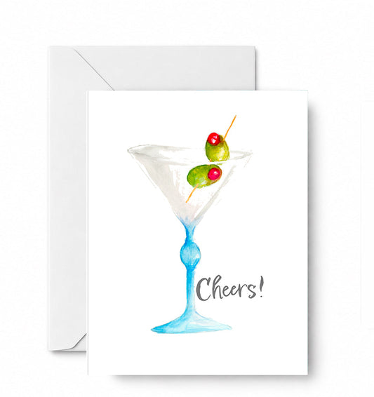 CHEERS! - CD-133-01-A2 approved card and envelope mockup