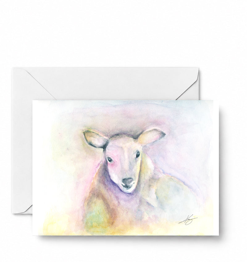Lamb — CD-141-01-A2 approved greeting card image