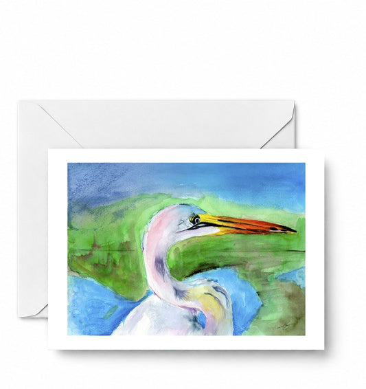 Skyward greeting card and envelope mockup