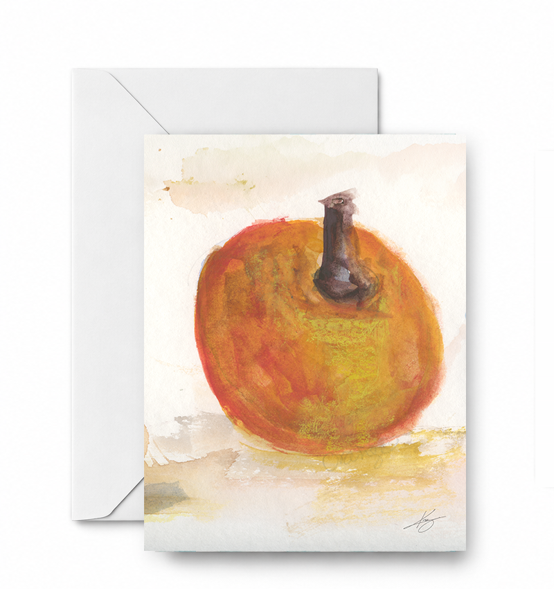 Apple Study 3 - CD-165-01-A2 approved card and envelope mockup