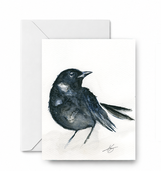 Blackbird - CD-166-01-A2 approved card and envelope mockup