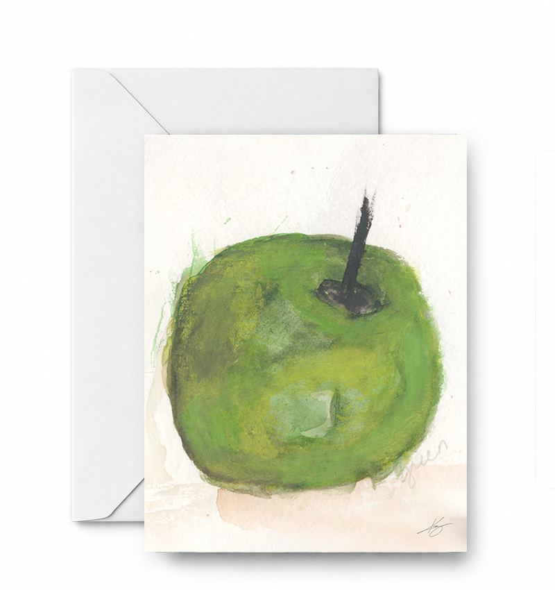 Green Apple Study 1 - CD-171-01-A2 approved card and envelope mockup