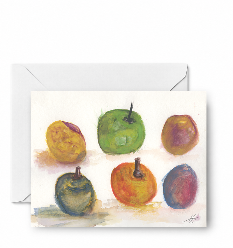 Apple Study - CD-176-01-A2 approved card and envelope mockup