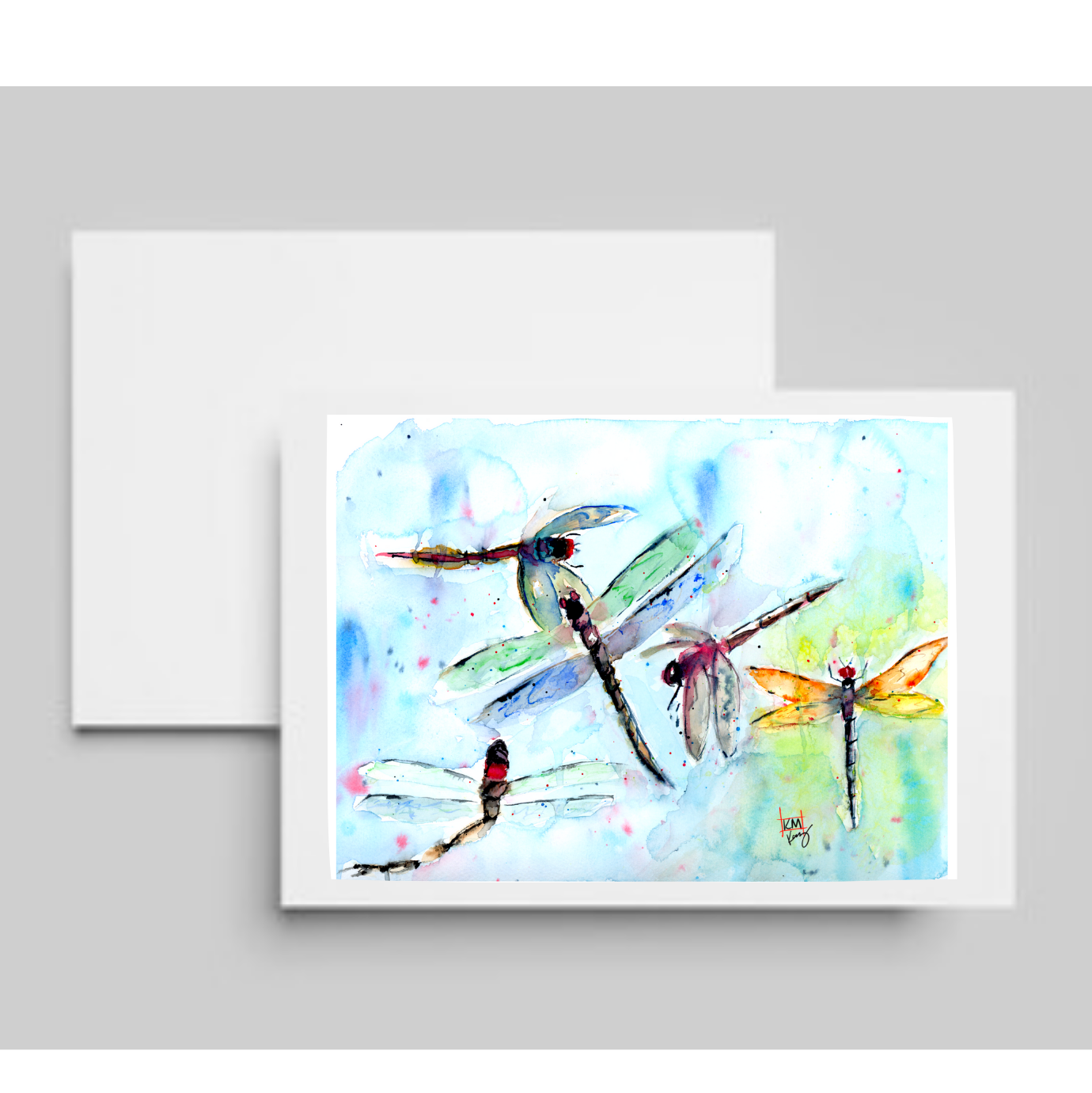 Dragonfly - Orginal Greeting Card