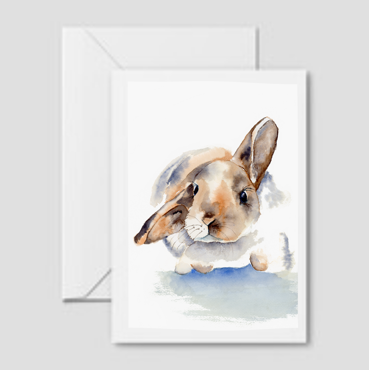 Rabbit - Original Greeting Card