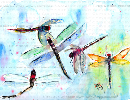 Dragonfly - Original Collectable Print