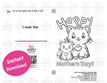 Load image into Gallery viewer, Mothers Day Card - Baby Kitty

