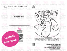 Load image into Gallery viewer, Mothers Day Card - Baby Panda
