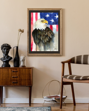 Load image into Gallery viewer, My eagle. And a flag. - Original Collectable Print
