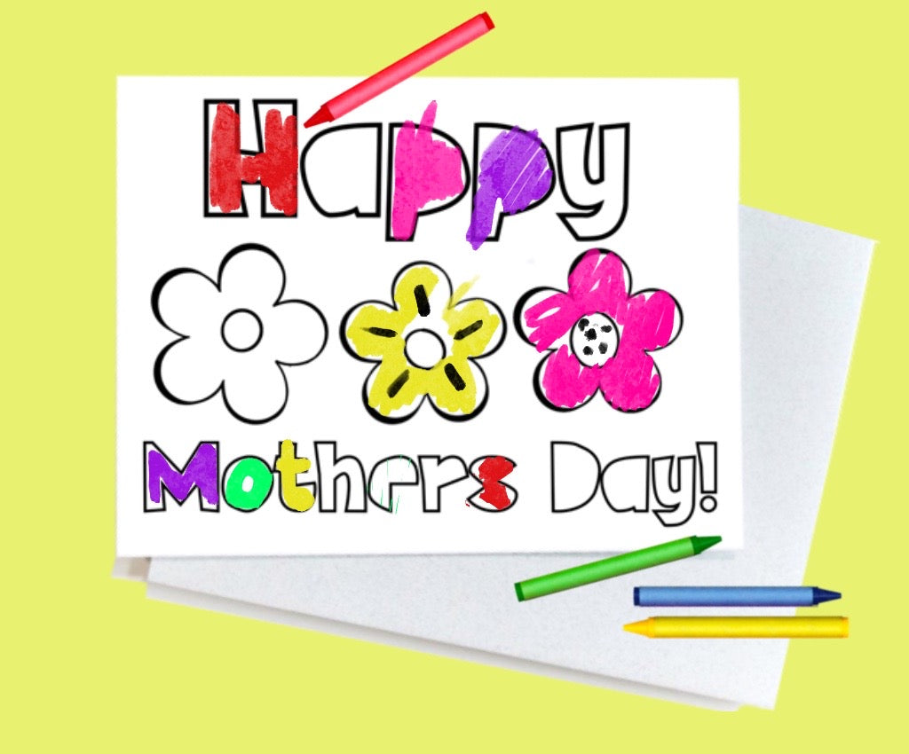 Mothers Day Card - Pretty Flowers