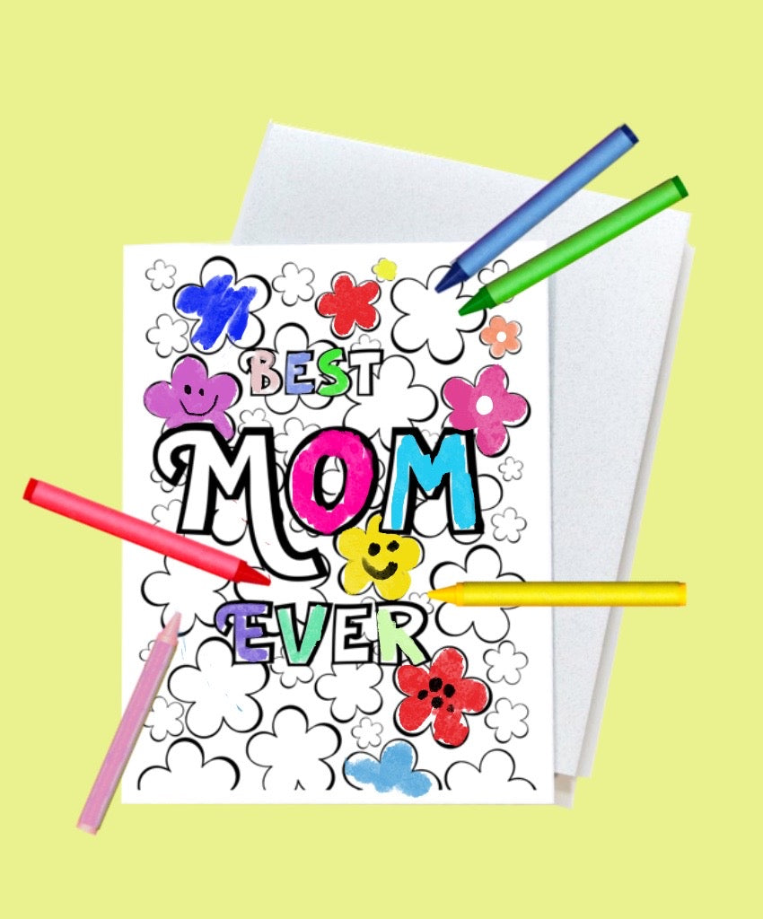 Mothers Day Card - Best Mom EVER