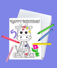 Load image into Gallery viewer, Happy Birthday Card - Giraffe
