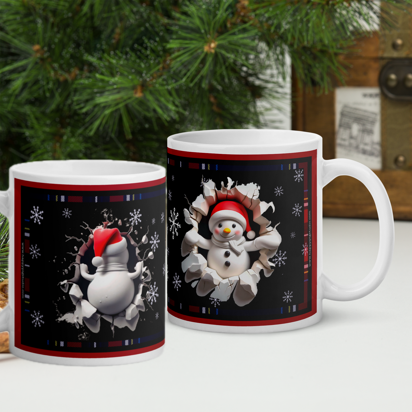 “Cheeky” Snowman