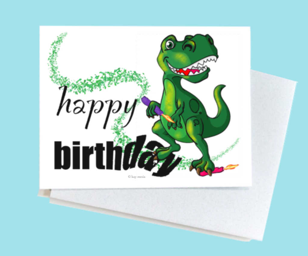 Little People Collection - T-Rex Happy Birthday
